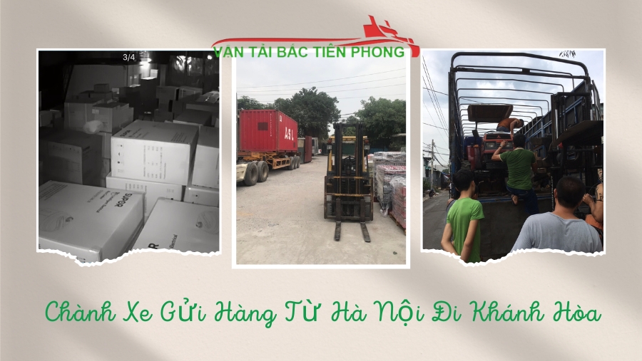 Hình ảnh chành xe tải gửi hàng hoá từ Hà Nội đi Khánh Hòa