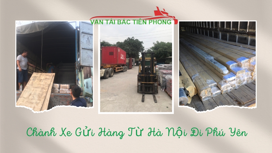 Hình ảnh chành xe tải gửi hàng hoá từ Hà Nội đi Phú Yên.