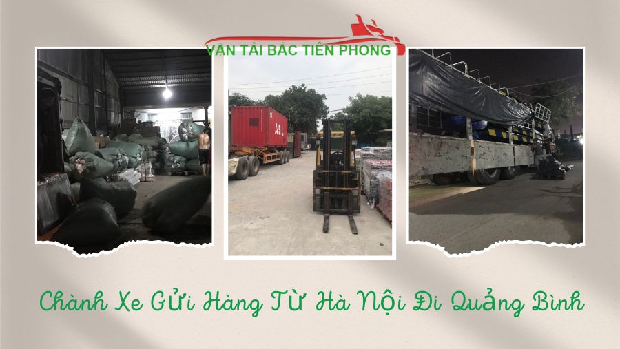 Hình ảnh chành xe tải gửi hàng hoá từ Hà Nội đi Quảng Bình