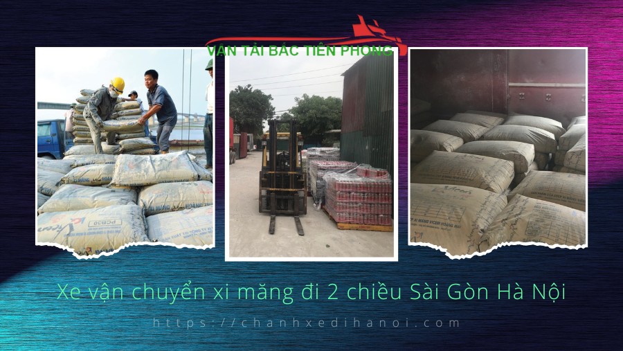Hình ảnh xe vận chuyển xi măng đi 2 chiều Sài Gòn Hà Nội